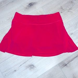 Lululemon Play off the Pleats skirt sz 6 - hot pink/fuschia